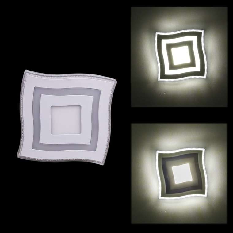 Встраиваемый светильник 44333-9.0-001XW LED3+3+3W WHITE (акрил, цвет белый)