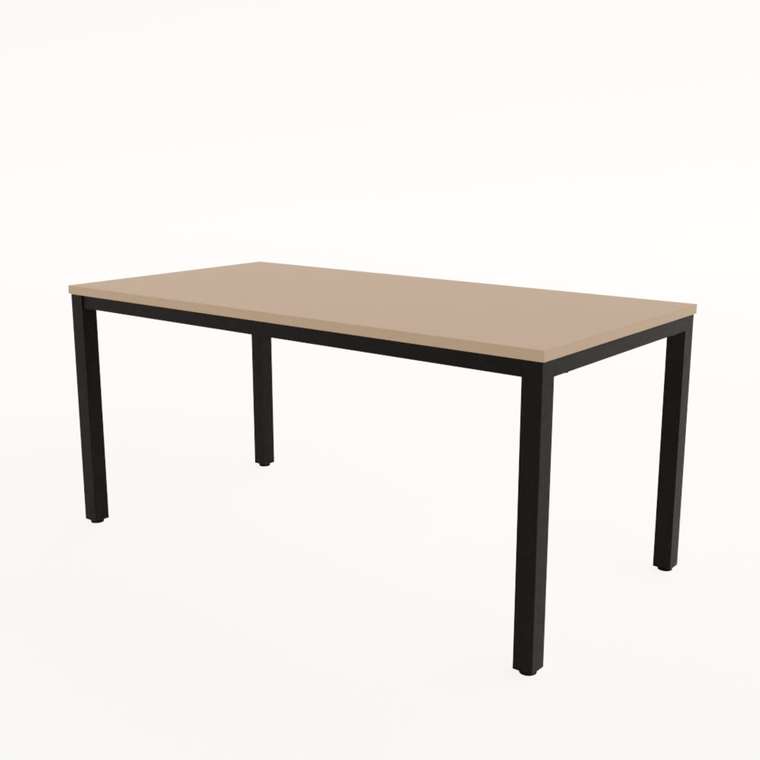 Обеденный стол Lanch 160х80 бежевого цвета