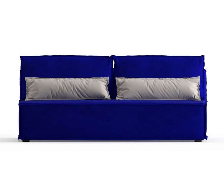 Диван-кровать Ли Рой Лайт в обивке из велюра Zara синего цвета