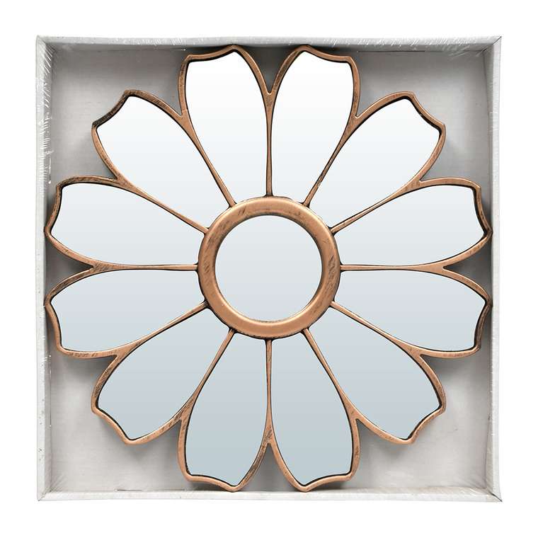 Зеркало настенное декоративное Портофино бронзового цвета