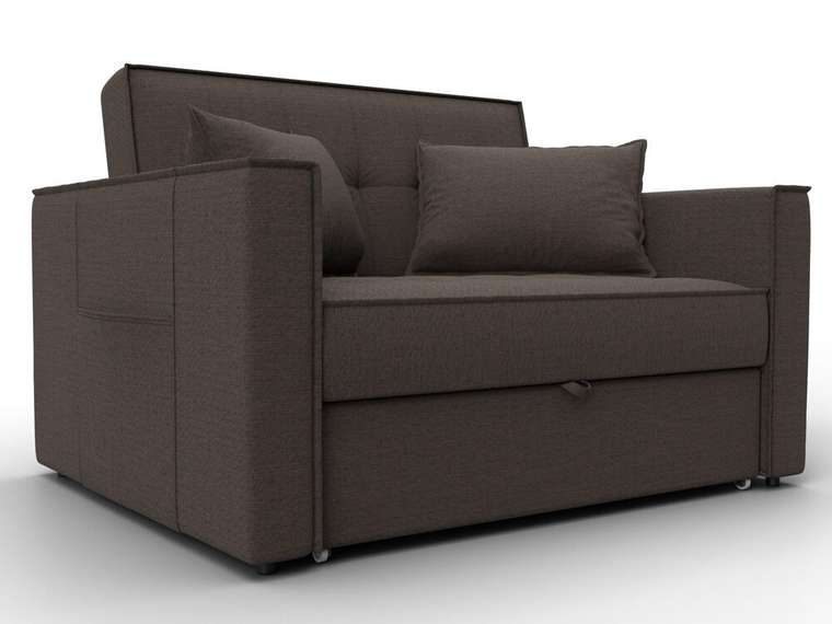 Диван-кровать Лига-104 М коричневого цвета