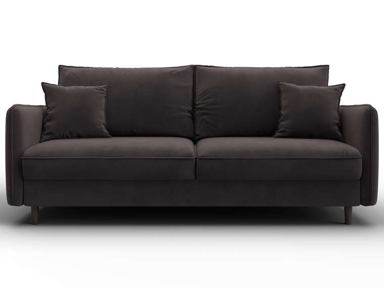 Диван-кровать Лига-064 коричневого цвета