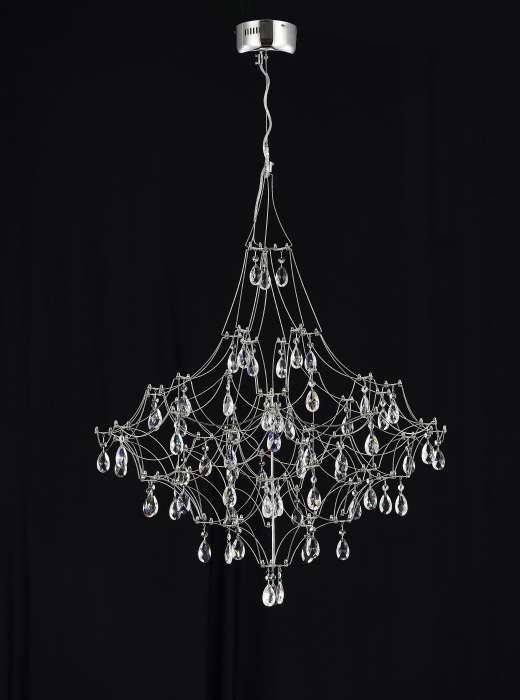 Подвесная люстра Allegria MR2640-66P-50AD (металл, цвет никель)