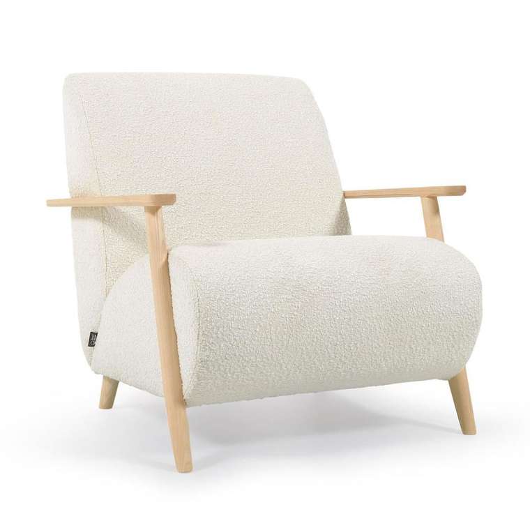 Кресло Meghan белого цвета