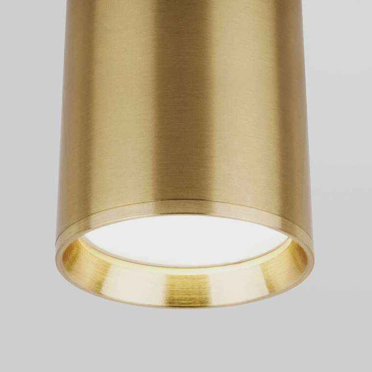 Накладной акцентный светильник DLN101 GU10 бронза Rutero