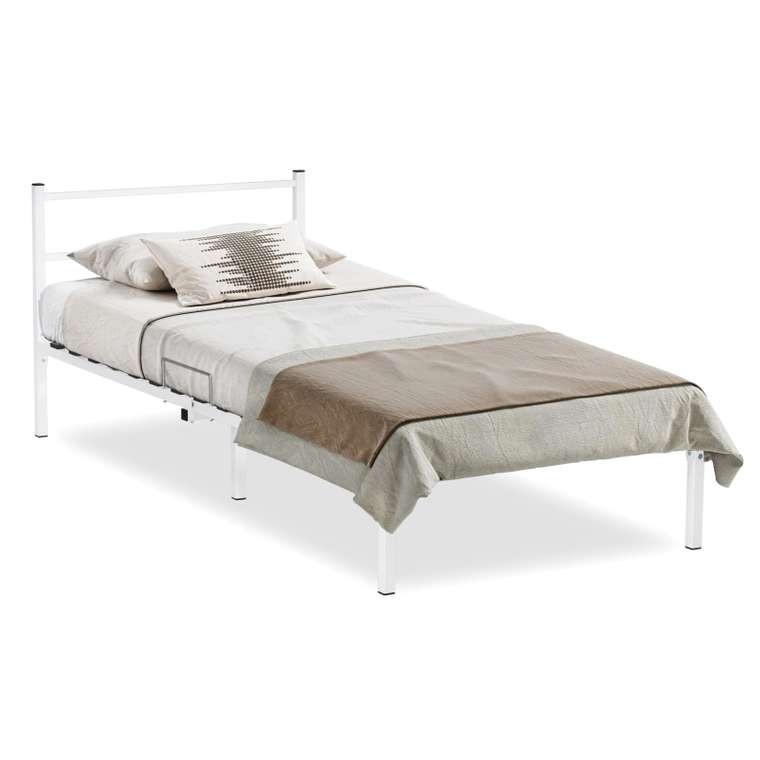 Кровать Фади 90х200 белого цвета