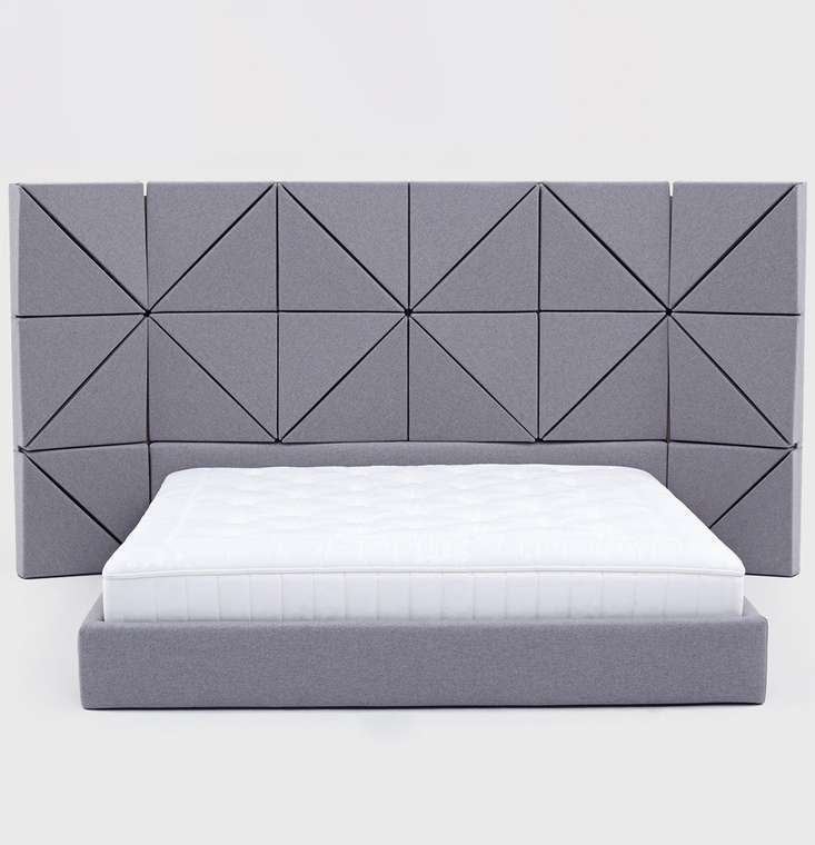 Кровать Floe Comforty серого цвета 160х200
