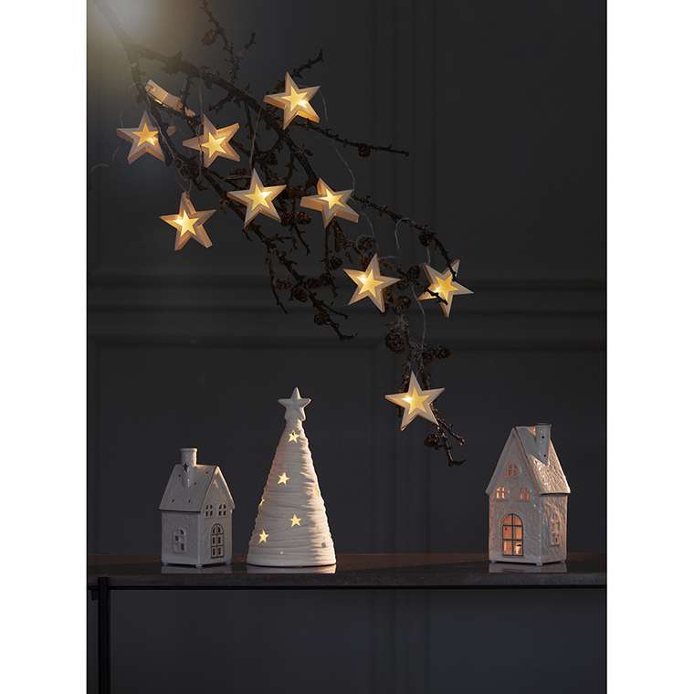 Гирлянда светодиодная Bright stars белого цвета