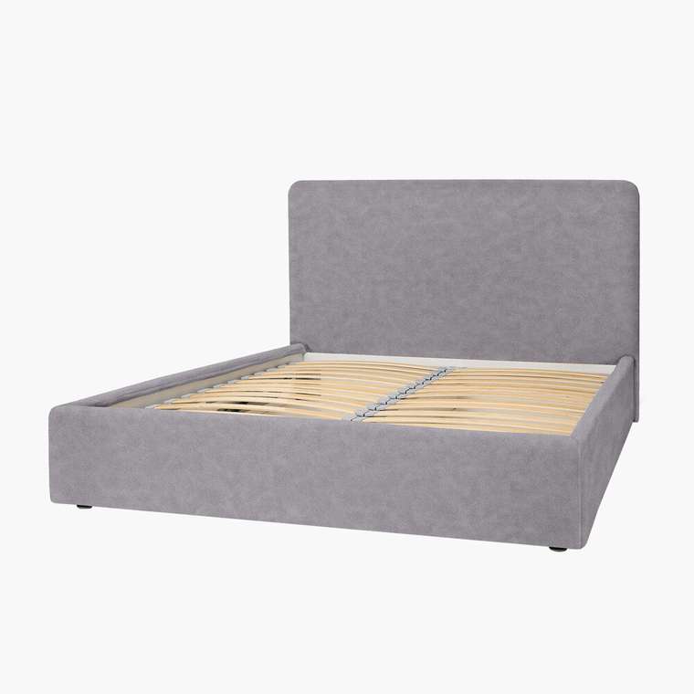 Кровать Cozy 180х200 серого цвета без подъёмного механизма