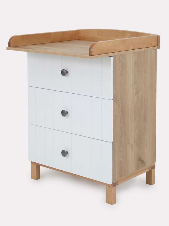 Пеленальный комод Bamboo белого цвета