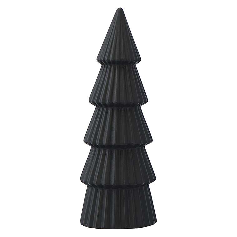 Декор новогодний из фарфора xmas tree из коллекции New year essential черного цвета