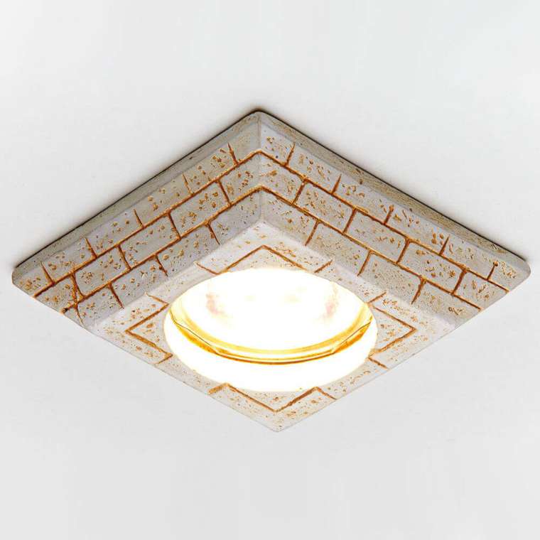 Встраиваемый светильник Gypsum D2920 BG (гипс, цвет бежевый)