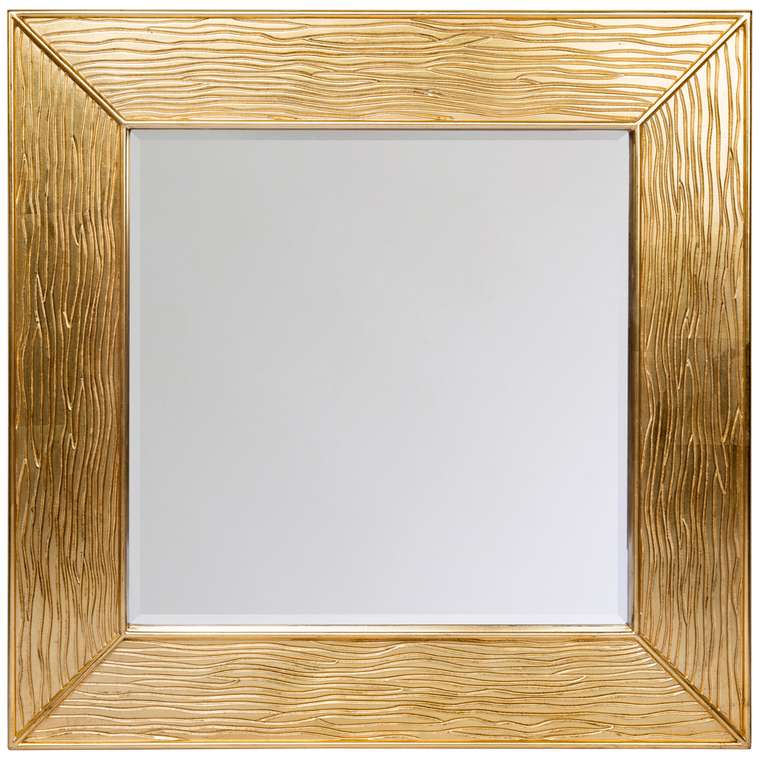 Настенное зеркало Квартет в раме золотого цвета