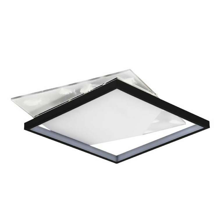 Потолочный светильник L1042-500 BK (металл, цвет черный)