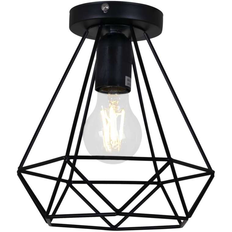 Потолочный светильник 02188-0.3-01 (металл, цвет черный)