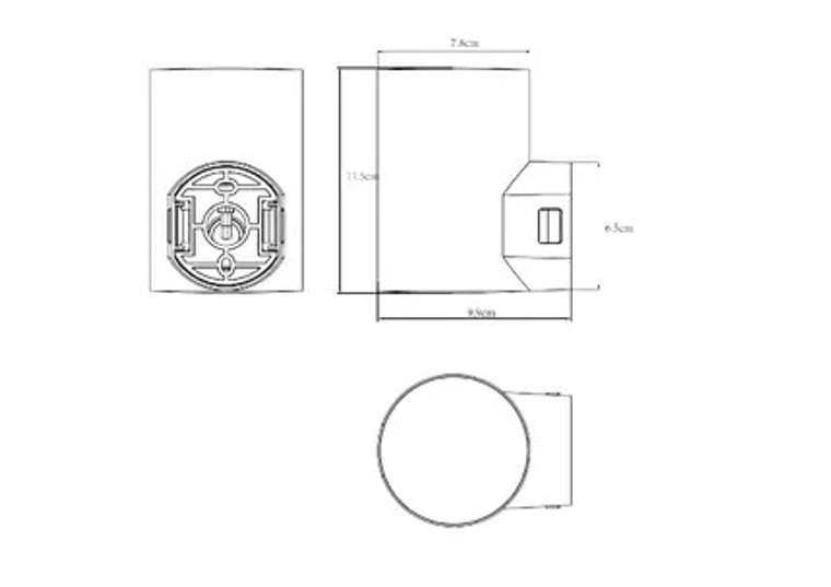 Фасадный светильник Arte Lamp ALCYONE A6109AL-1BK
