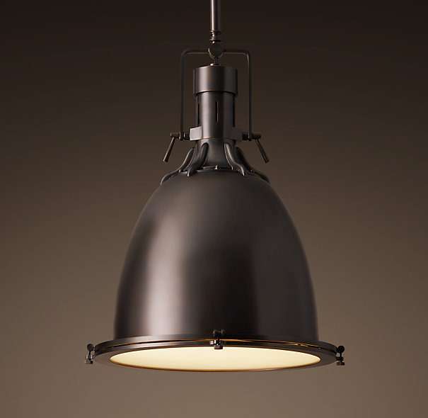 Потолочная лампа Dark brass natural