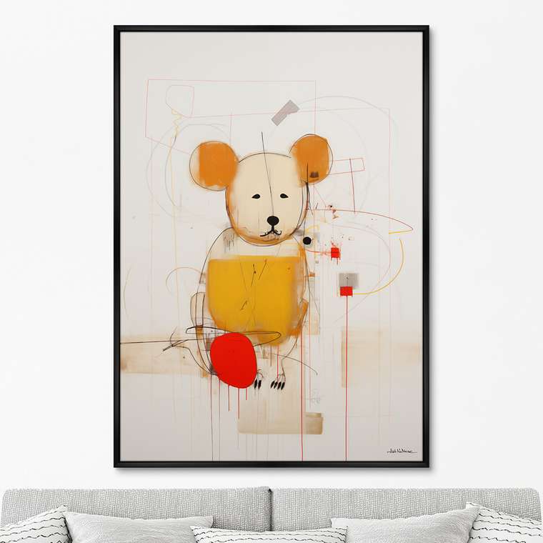 Репродукция картины Oh, those mice, No 1, 2024г.