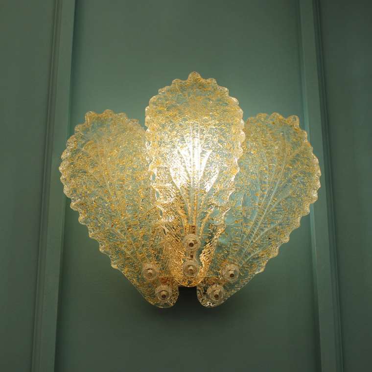 Бра Cloyd HERBARY-A W1 / выс. 29 см - блестки в стекле