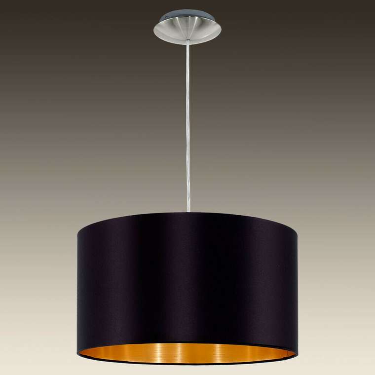 Подвесной светильник Maserlo черного цвета