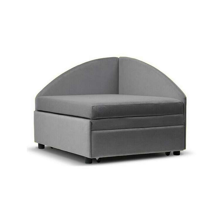 Кресло-кровать Lucca темно-серого цвета