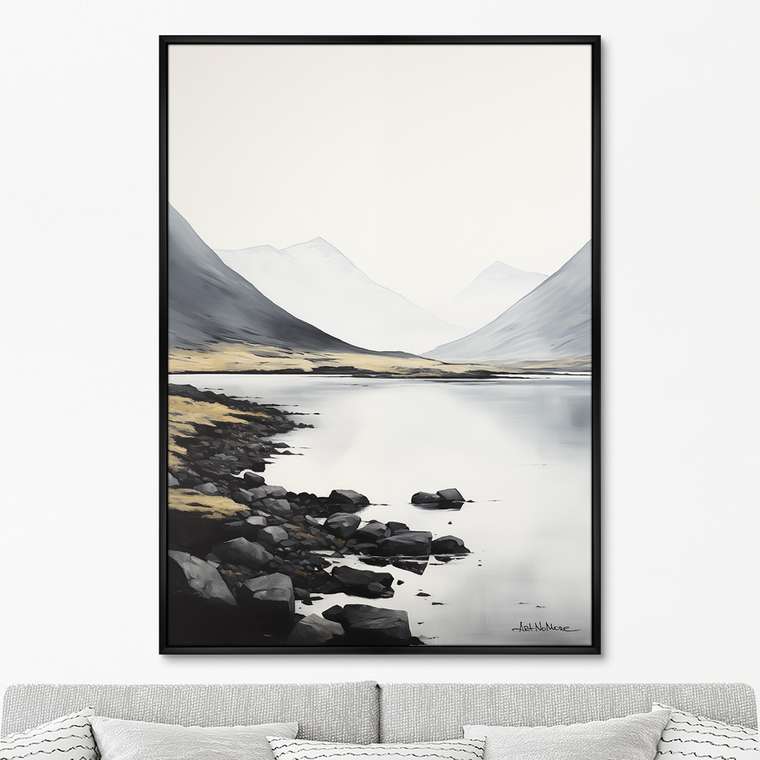 Репродукция картины Landscape collection, Calmness, No 2, 2024г.