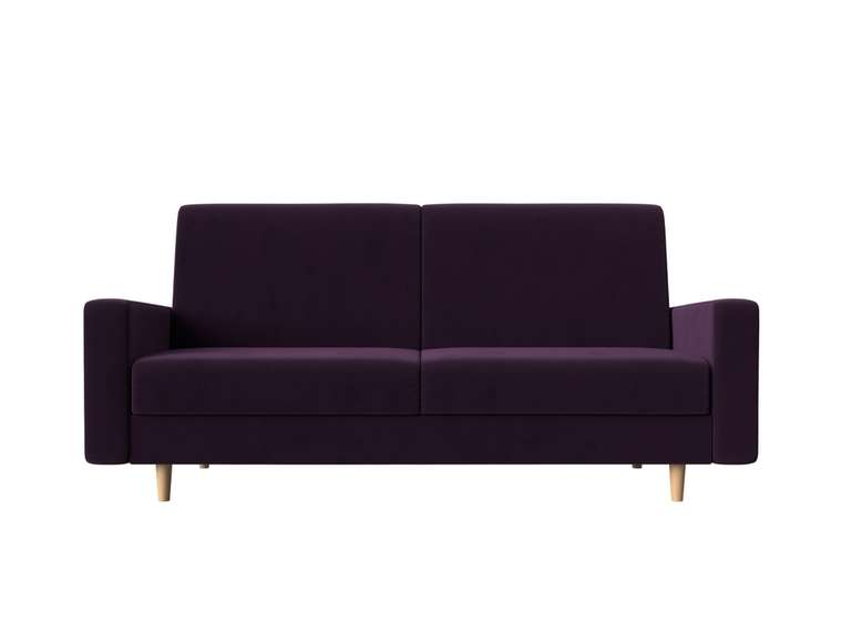 Прямой диван-кровать Бонн фиолетового цвета 