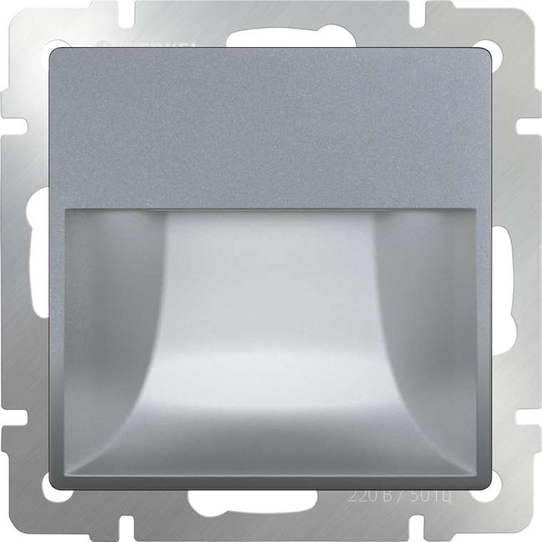 Встраиваемая LED подсветка серебряный WL06-BL-01-LED Встраиваемые механизмы серебряные