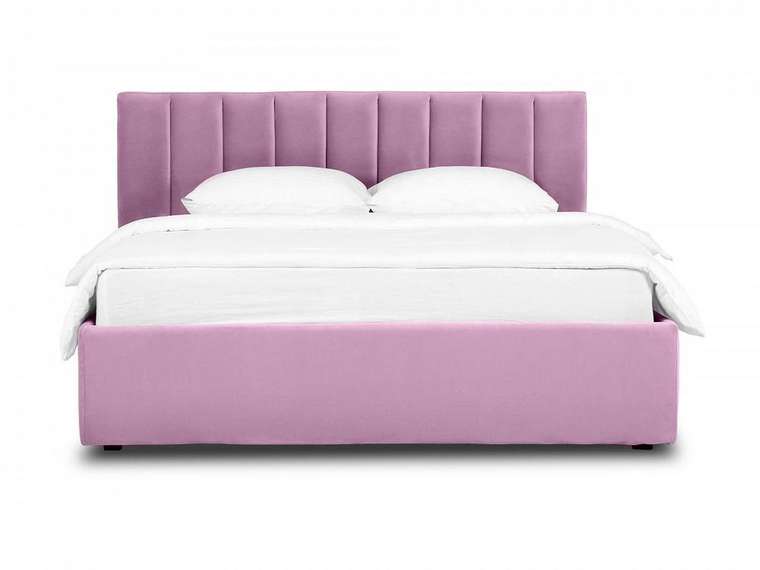 Кровать Queen Sofia 160х200 Lux лилового цвета с подъемным механизмом