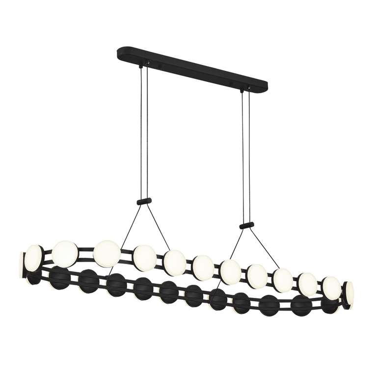 Светильник подвесной ST-Luce черный/белый LED 1*50W 4000K MONRO
