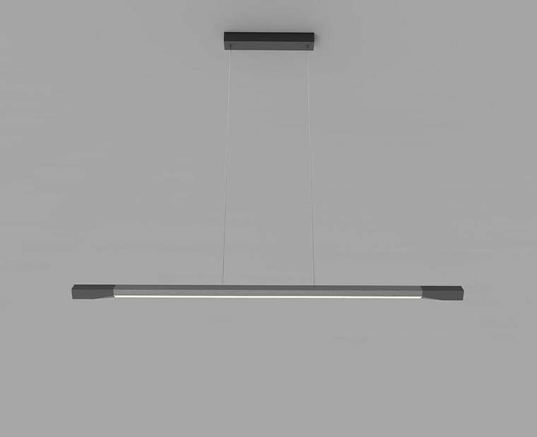 Линейный подвесной светильник Italline IT013-6020 black/silver 3000K