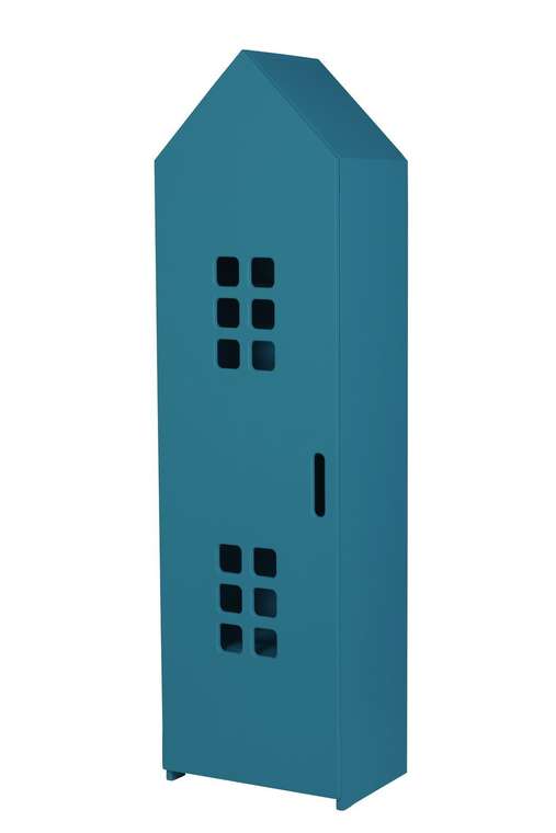 Шкаф-домик City2 темно-бирюзового цвета