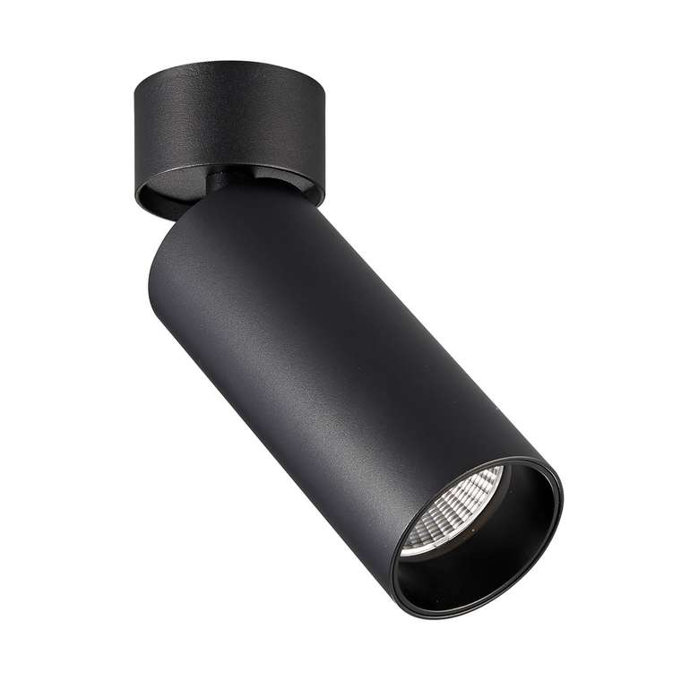 Светильник потолочный Черный LED 1*7W 4000K 560Lm Ra>90 60° IP20 D52xH130 220-240VV Накладные светильники
