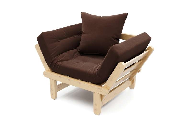 Кресло Сламбер коричневого цвета