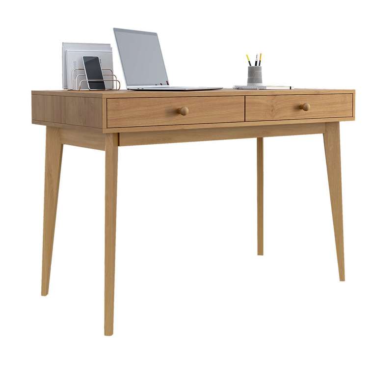 Письменный стол Wood бежевого цвета