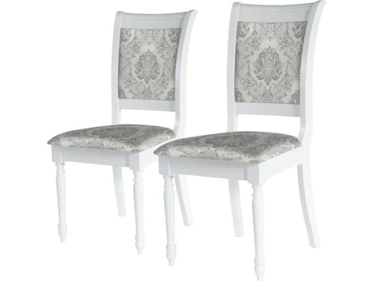 Комплект из двух стульев Ника белого цвета
