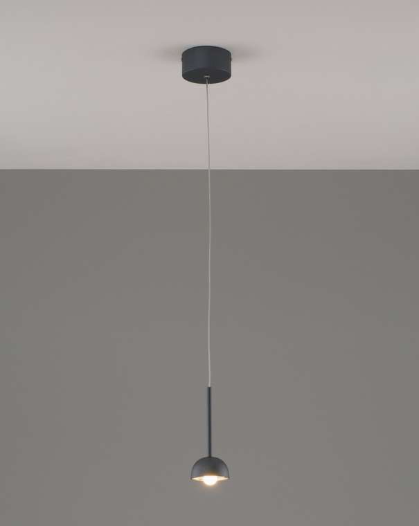 Подвесной светодиодный светильник Fiona серебряного цвета