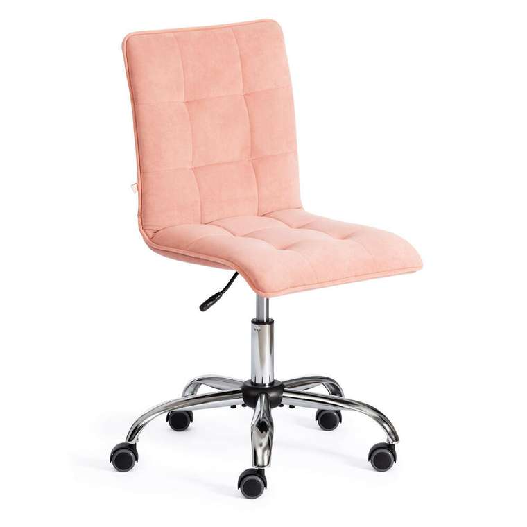 Кресло офисное Zero розового цвета