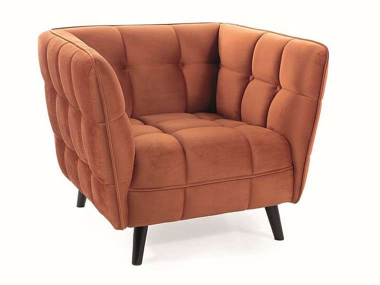 Кресло Castello 1 терракотового цвета