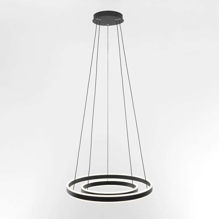 Citilux Дуэт CL719641 LED Люстра подвесная с пультом Чёрная