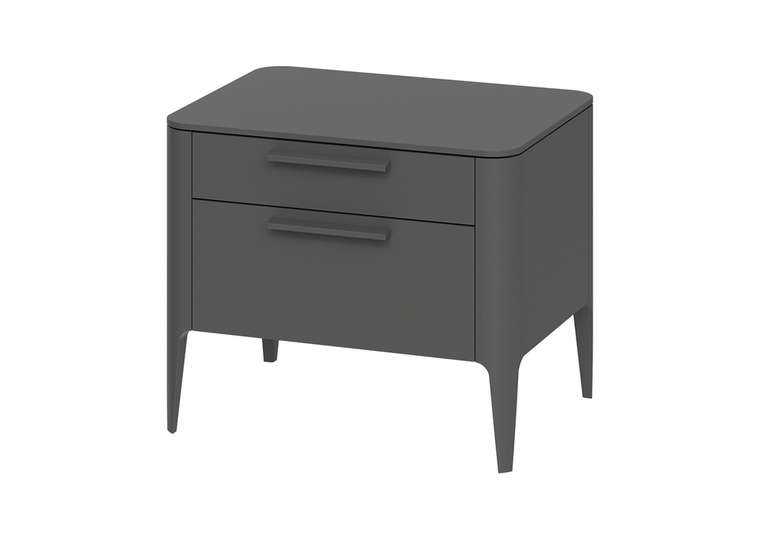 Тумба прикроватная Type темно-серого цвета