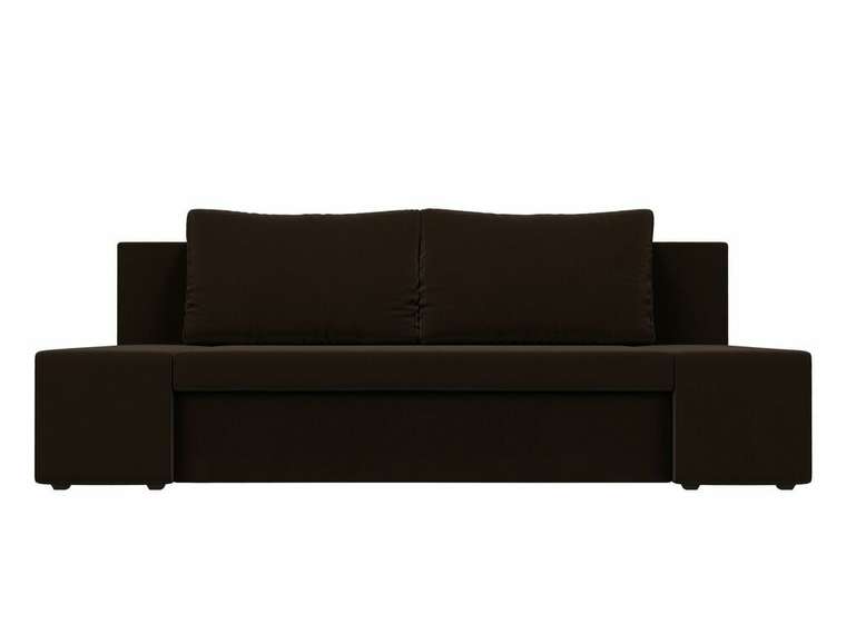 Прямой диван-кровать Сан Марко коричневого цвета