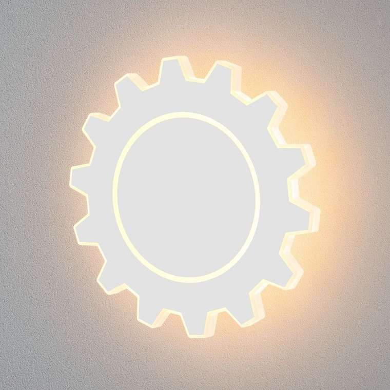Настенный светодиодный светильник Gear L белый MRL LED 1100 белый