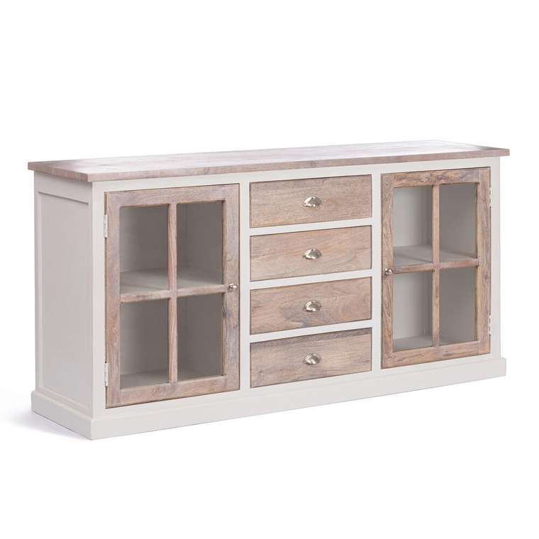 Комод Riviera бело-бежевого цвета