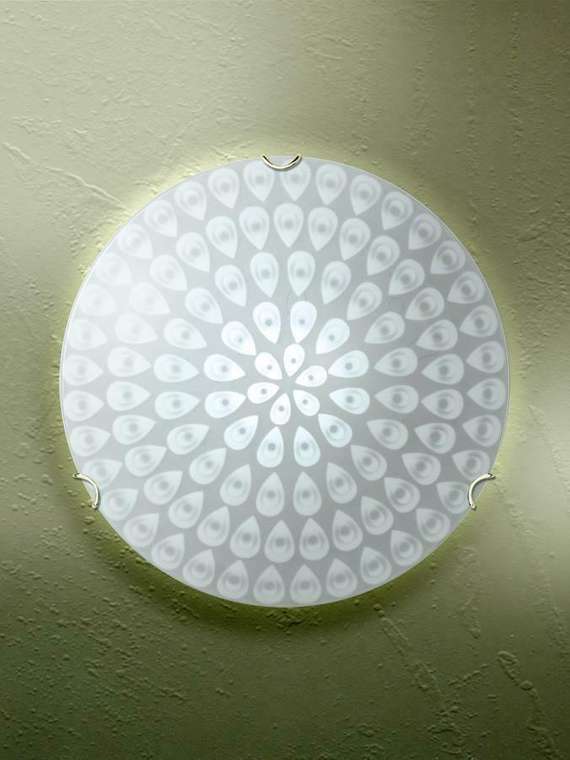 Настенно-потолочный светильник V6012/1A (металл, цвет белый)