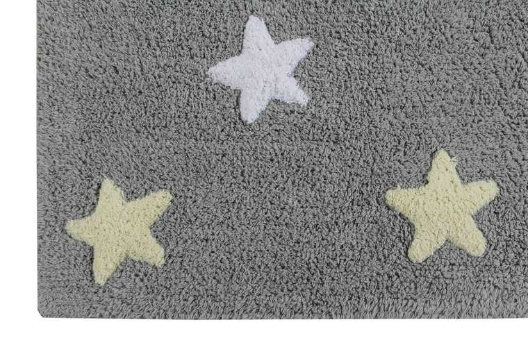 Ковер Stars Tricolor 120х160 серого цвета