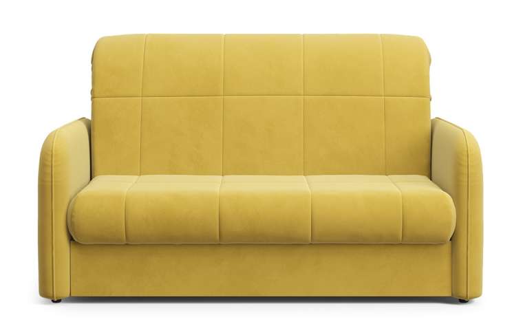 Диван-кровать Аккордеон 160 желтого цвета