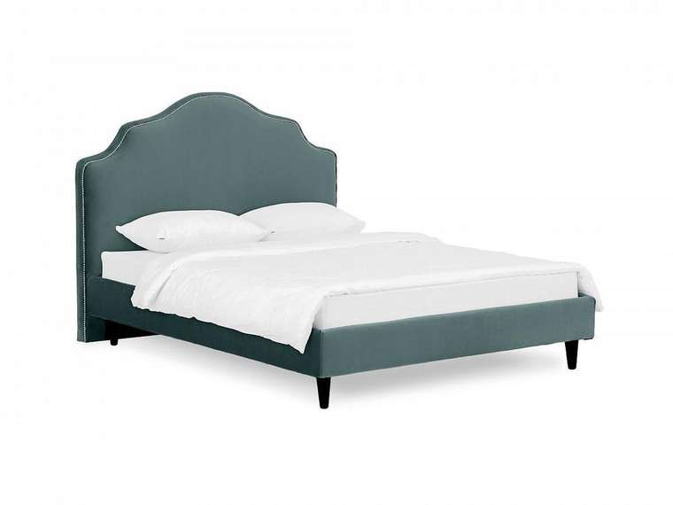 Кровать Queen II Victoria L 160х200 бирюзового цвета