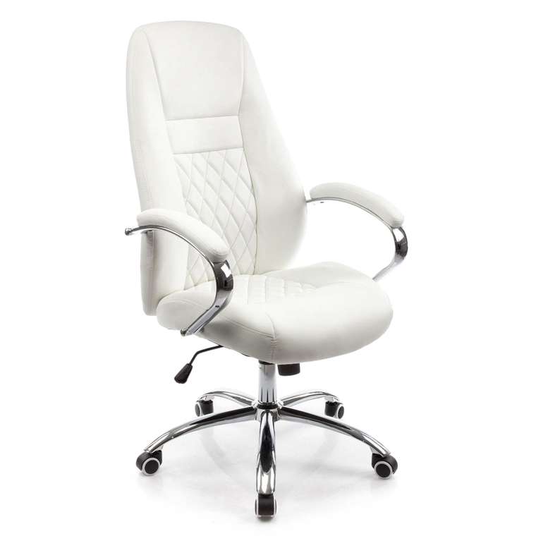  Офисное кресло Aragon белого цвета