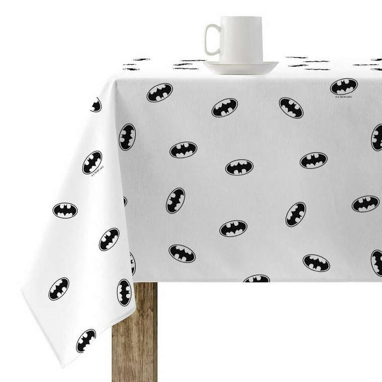 Скатерть из смолы, устойчивая к пятнам  Batman White Разноцветный 150 x 150